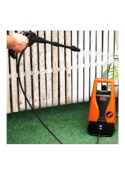 Black &amp; Decker High Pressure Washer Orange and Black 1400W 105 Bar