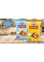 American Harvest Chai Toast Premium Milk Rusk With Added Cardamom 300g Pack of 2