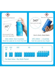 AF Utility Sprayduster/Air Duster Compressed Air Can Blower Spray - HFC Free - for Office PC, Laptop keyboard cleaner dust remover PS5 &amp; xbox fans etc. - 6 x 400ml Pack, ADU400UT