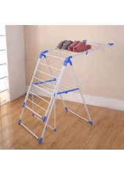 Laundry Cloth Drying Stand, Home Cloth Dryer Stand, Stainless Steel Cloth Drying Rack Stand, Foldable Clothes Drying Rack For Indoor And Outdoor