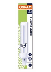 Osram Dulux D Home Decorative Fluorescent Lamp 2 PIN luminous flux - COOL WHITE 18W, 4000K, 1200lm - Pack of 3