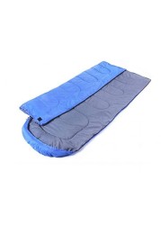 Jannah Outdoor Camping Summer Sleeping Bag 200g Envelope Hooded Sleeping Bag (Blue)