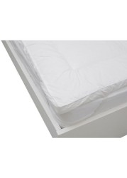 Krude Cotton Down Proof Mattress Topper Cotton, White 120X200cm
