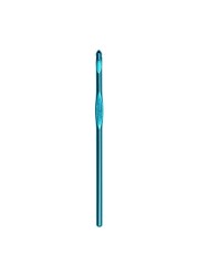 Susan Bates Silvalume Aluminum Crochet Hook 512 Size H 8 Turquoise