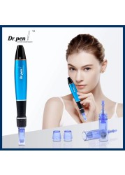 Dr Pen Ultima A1 Wireless Microneedling with 12Pcs Cartidges Kit Microneedling Derma Pen Micro Needles Pen Home Skin Care Device