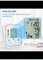 Radiotronics Blood Pressure Monitor Digital Wrist Blood Pressure Machine Automatic Cuff BP Detector 2x99 Readings Memory Large Display Voice With Carrying Case