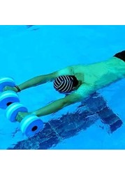 ULTIMAX Aquatic Exercise Dumbbells Aqua Fitness Barbells Exercise Hand Bars for Water Aerobics EVA Water Barbells Hand Bar For Water Resistance Aerobics Weight Loss (Blue)