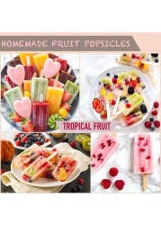 100 Pcs Natural Wooden Food Grade Craft Sticks - Ice Cream Stick - Popsicle - 4.5 inch Length - Suit Crafting, Stirring, Paddle, Waxing, Small Ice Pop Stick for DIY Kids Popcicle