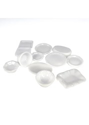 HUADELAIMA 200 Piece Dollhouse Miniature Food Pretend Fast Food Toy Set Burger Fries Milk Cake Egg Bread Pizza Coffee etc Doll Food Kitchen Accessories Toys Kids Party Accessories Restaurant