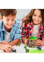CRAZE Magic Slime - Dinorex Capsule with Slime Children and Collectable Dinosaur Figures - 13 Dinosaurs to Collect, 1 of which Super Rare

