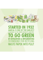 Marcal Paper Towels USizeIt Sheets 2 Ply 140 Sheets Per Roll 100 Recycled 12 Roll Out Rolls Per Case Green Seal Certified Paper Towel Rolls 06183