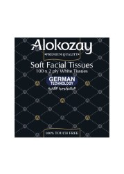 Alokozay 2 Ply Soft Facial Tissue 100 Sheets