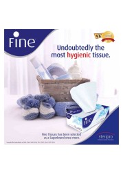 Fine 2 Ply Silver Oud Facial Tissue 120 Sheets 1 PCS