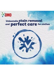 Omo Automatic Liquid Laundry Detergent For 100% Effective Stain Removal 1690ml Pack of 2
