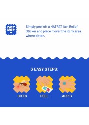 NATPAT Magic Patch Itch Relief Patches Insect Bite Patch for Mosquitos Ticks Midges Sandflies and Bed Bug Bites 30 Count BUZZPATCH The Original Natural Patch for Itch Relief