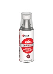 KIWI Shoe Whitener For Leather Vinyl Canvas Nylon and More 4 Fl Oz Includes Sponge Applicator
