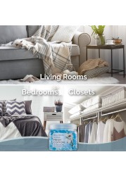 SMELLS BEGONE Odor Eliminator Gel Beads Air Freshener Eliminates Odor in Bathrooms Cars Boats RVs Pet Areas Made with Essential Oils Fresh Cotton Scent 12 Ounce