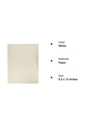 Arnold Grummer Reusable Couch Blotter Sheets 95 x 12 Inches 20 Sheets 506 White