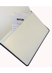 Collins Legacy A4 Hard Cover Notebook, 240 80gsm Ruled Pages - Black Cover