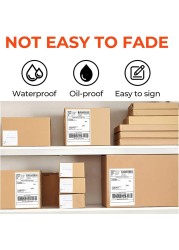 [2 Rolls, 700 Labels] 4&quot;x6&quot; Direct Thermal Shipping Label Compatible with Zebra Printers, Blank Shipping Labels for Amazon FBA,UPS, USPS, Fedex, DHL, Endicia, eBay (2 Roll - 700 Labels)