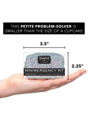 Pinch Provisions Moonstone Glitter Minimergency Kit Includes 17 TravelSized Cosmetic Essentials Convenient for Purses Emergency Beauty Accessories Gifts for Holidays Birthdays