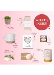 Unboxme Luxe Self Care Gift Box for Women Premium Care Package with Hugs Card Soothing Spa Basket for Relaxation and Wellness