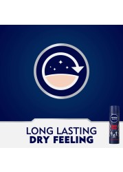 NIVEA MEN Antiperspirant Spray for Men Dry Impact 150ml Pack of 3