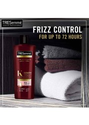 TRESemm&eacute; Keratin Smooth &amp; Straight Shampoo With Argan Oil Enjoy Up To 72 Hours Of Frizz Control 400ml