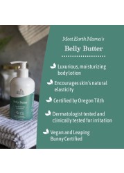 Earth Mama Belly Butter Maternity Moisturizer for Dry Skin Lotion for Pregnancy and Postpartum Recovery Self Care Body Cream with Aloe Fragrance Free 8Fluid Ounce
