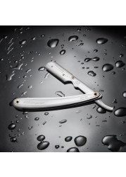 Parker Mens SR1 Stainless Steel Straight Edge Razor With 5 Parker Platinum Blades