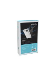 بورودو بلو باور بانك 20000mAh شحن سريع مع مخرجي USB-A و USB-C، 0-60٪ في 35 دقيقة، مخرج مزدوج USB، عمر بطارية عالي، PD 20W، QC3.0 22.5W، أبيض، لشحن سريع وفعال أثناء التنقل.
