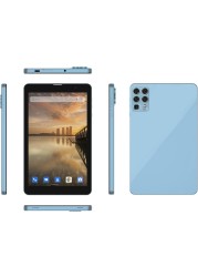 تابلت Oteeto Tab8/K8 5G 5G بشاشة عرض 8 بوصة وذاكرة وصول عشوائي 8 جيجابايت وذاكرة وصول عشوائي 256 جيجابايت وبطارية 5000 مللي أمبير في الساعة (أزرق) مع لوحة مفاتيح