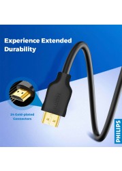 فيليبس كابل HDMI مع إيثرنت SWV5510 بطول 1.5 متر أسود