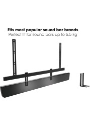 Vogel&#39;s Sound 3550 Universal Soundbar Mount Also Fits Bose 500/700 Sonos Arc/Beam/Playbar Samsung Sony LG And JBL For Vesa 100 To 600 Max. 14.3 Lbs (6,5 Kg)
