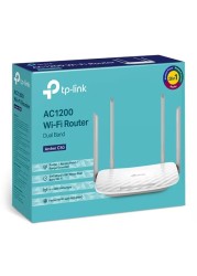 تي بي لينك AC1200 راوتر واي فاي ثنائي النطاق آرتشر C50 ، واي فاي قوي وبعيد المدى
