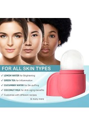 Ice Roller for Face and Body, Ice Mold for Facial Beauty, Tighten &amp; Tone Skin &amp; De-Puff Eye,Remove Fine Lines,Reusable Face and Eyes Massage, Ice Mold Tool for Face Beauty Gift for Women (mix colour)