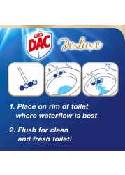 Dac Deluxe Toilet Rim Block Jasmine 50g