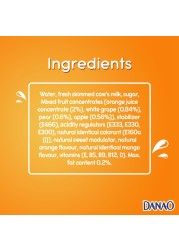 Danao 5 Vitamins Juice Drink With Milk 180ml Pack of 6