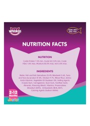 Whiskas Junior Tuna Wet Kitten Food 80g Pack of 4