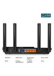 تي بي لينك آرتشر AX55 برو بمنافد غيغابايت AX3000 جهاز توجيه مزدوج النطاق