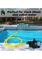 Hassan 1&quot; (25mm) Garden Hose Pipe Heavy Duty for Gardening (5 Meter Length) - Weather Resistant, and Easy to Store Ideal for Garden Watering, Car Washing, and Irrigation