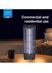 Brave 15W 1800V Electric Mosquito Killer Bug Zapper Indoor &amp; Outdoor UV Lamp Insect Trap Safe &amp; Chemical-Free Quiet &amp; High-Efficiency Wide Coverage Easy to Clean