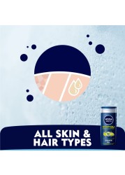 NIVEA MEN 3in1 Shower Gel Body Wash Energy 24h Fresh Masculine Scent 250ml