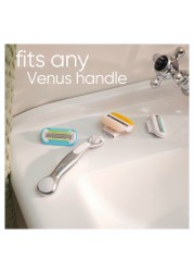 Gillette Venus And Olay WoMen&#39;s Razor Blade Refills White 4 PCS