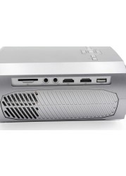 Technaxx Germany LED Projector, Video Projector 1080P HD for Home Movie, Kids Gift for Gaming &amp; Outdoor, 50&quot;-200&quot; Projection Size with Phone VGA HDMI AV USB Laptop &amp; Remote Control, 40,000 hours Life