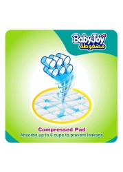Baby Joy Compressed Diamond Diapers Medium Size 3 6-12kg Giant Pack 84 Diapers