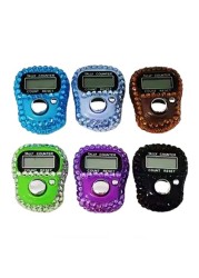 Mini Hand Tally Finger Counter &ndash; Digital Finger Ring Jap Counting Device for Mantra Jaap, Tasbeeh, Prayer, Stitching &amp; Golf Score Keeping &ndash; Ramadan Essential
