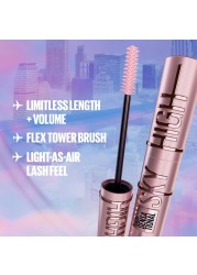 Maybelline Lash Sensational Sky High Washable Mascara Makeup, Volumizing, Lengthening, Defining, Curling, Multiplying, Buildable Formula, Blackest Black, 1 Count