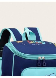 New Carton Dinosaur Design Unisex Children s Backpack With Large Capacity