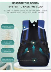 Waterproof Lightweight Backpack For Elementary School Students Grade 1 6 6 12 Years Old Astronaut Large Capacity Cute Design